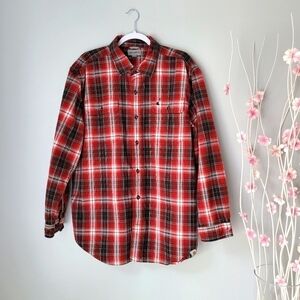 CARHARTT Men's Plaid Button-Down Shirt - Long Sleeve